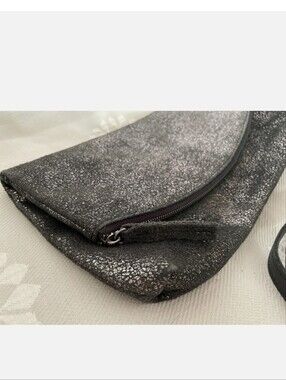 FOLDOVER  GUNMETAL  METALLIC